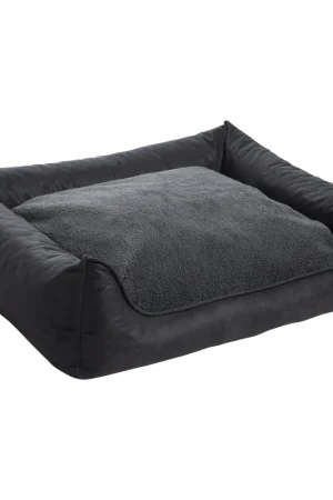 Aanbieding MaxxNobel Orthopedische sofa lederlook Teddy Zwart 90/70 cm